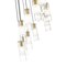 Z-Lite Alton Chandelier, 11-Light, 24 In.W x 14.25 In.H, Modern Gold/Clear+Frosted 824P-11R-MGLD - alternate 3